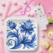 22.9cm スクエア ペーパープレート (パーティー)