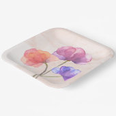 22.9cm スクエア ペーパープレート (傾斜あり)