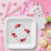 22.9cm スクエア ペーパープレート (パーティー)