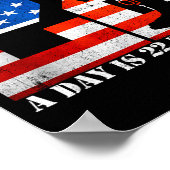 22 A Day Is 22 Too Many Veteran Lives Help Veteran ポスター (角)