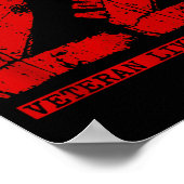 22 A Day Veteran Shirt - 22 A Day Veteran Suicide  ポスター (角)