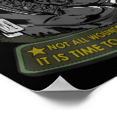 22 A Day Veteran Suicide Apparel It's Time To Be T ポスター (角)