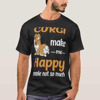22 Corgiが私を幸せに Tシャツ