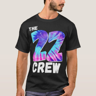 22 Crew Senior 2022クラス2022レトロ卒業生 Tシャツ