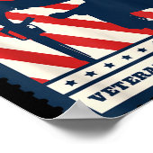 22 Every Day Veteran Lives Veteran Suicide Awarene ポスター (角)