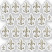 22 Perステッカーヴィンテージエレガント（紋章の）フラ・ダ・リ シール (正面)