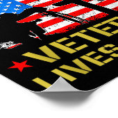 22 Veterans A Day Veteran Suicide Prevention Aware ポスター (角)