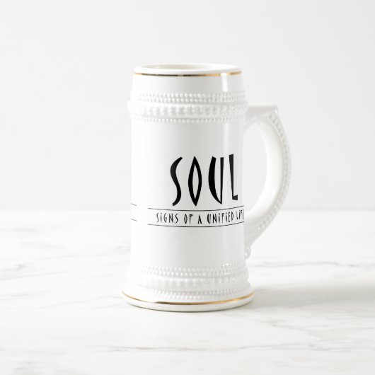 22oz S.O.U.L.のマグ ビールジョッキ (正面右)