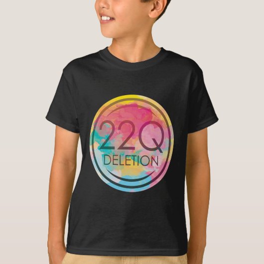 22q11欠失症 22q啓発サポート 2 tシャツ (正面)