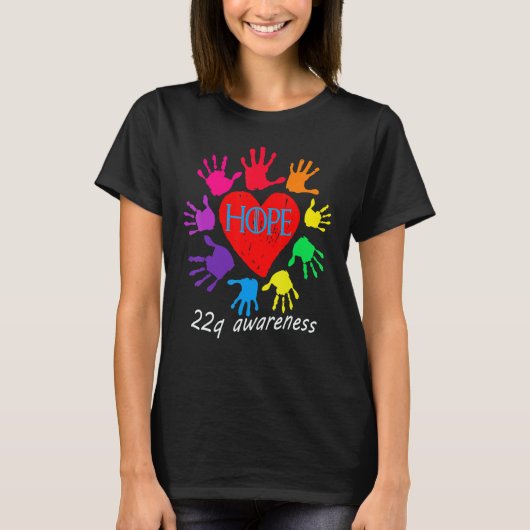 22q Duplication All Hope For Children Tシャツ (正面)