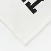 23の文字のテンプレートを持つバレーボールのコーチのギフトのアイディア フリースブランケット (角)