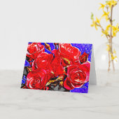 23は上がりました カード (黄色い花)