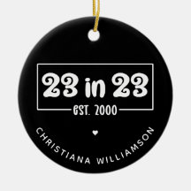 23カスタム番目の誕生日ギフト23 in 23 Est 2000