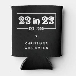 23カスタム番目の誕生日ギフト23 in 23 Est 2000 缶クーラー