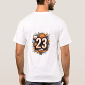 23バスケットボールファン Tシャツ (裏面)