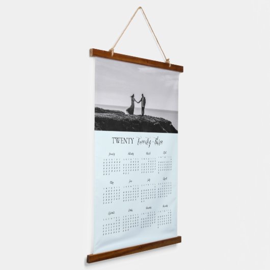 23モダンのスクリプトの写真カレンダー 吊り下げ型タペストリー (傾斜あり)