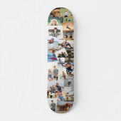 23偶然に重なり合う写真コラージュテンプレート スケートボード (正面)