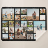 23写真モダンコラージュ シェルパブランケット (正面(横))