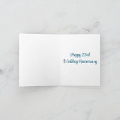 23周年結婚日23年目 カード (内部)