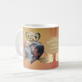 23周年記念写真結婚クラドーフ・トパーズ コーヒーマグカップ