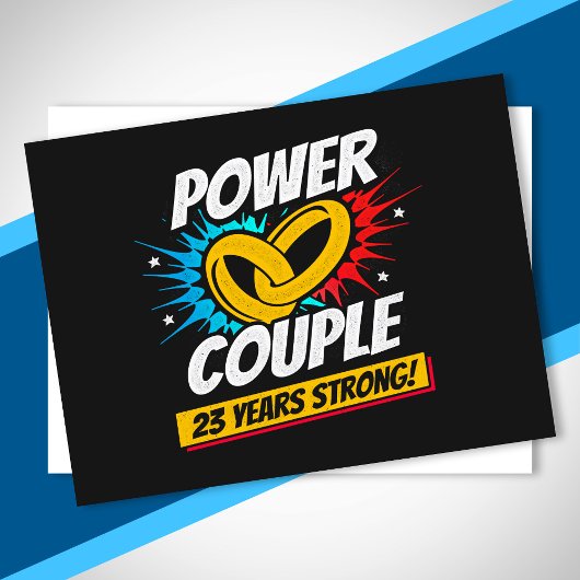 23周年記念結婚したカップル23年 ポストカード
