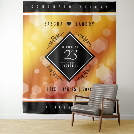 23周年記念 インプリアル トパーズ 結婚記念日 エレガント タペストリー (インサイチュ)