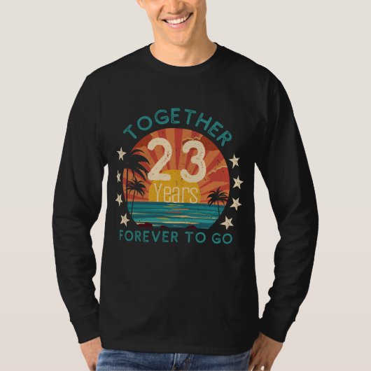 23年の強さ：永遠に一緒にT祝 -  Tシャツ (正面)