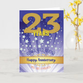 23年リカバリ記念日はっきりした数値 カード (黄色い花)