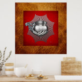 23度：バラー騎士 ポスター (キッチン)