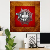 23度：バラー騎士 ポスター (ホームオフィス)