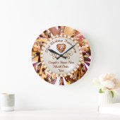 23日の記念結婚贈答、インペリアル・トパズ、 ラージ壁時計 (ホーム)