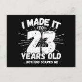 23歳の皮肉なミーム 面白い23歳の誕生日 ポストカード (正面)