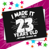 23歳の皮肉なミーム 面白い23歳の誕生日 ポストカード