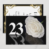 23歳の誕生日パーティーの招待状 招待状 (正面/裏面)