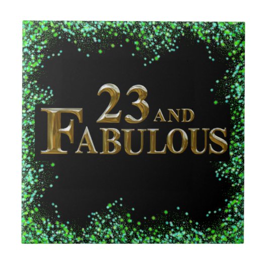 23歳の誕生日 タイル (正面)