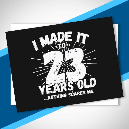 23歳の誕生日 - 面白い23歳の誕生日ミーム ポストカード