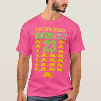 23歳メキシコ23位誕生日メキシコタコス Tシャツ