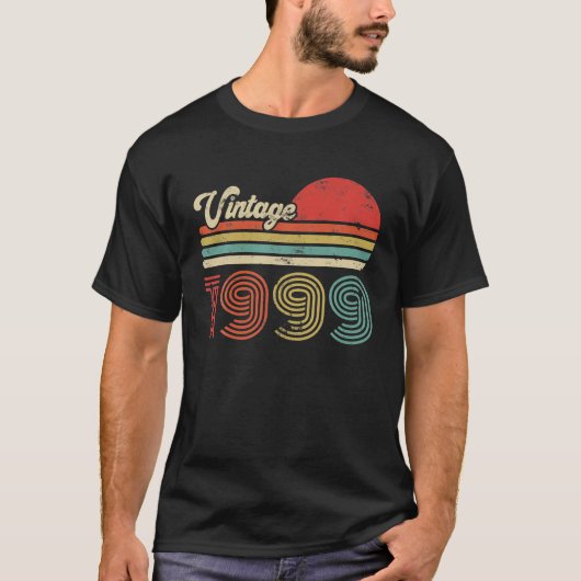 23歳誕生日ヴィンテージ1999 23誕生日 Tシャツ (正面)