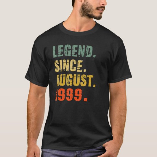 23歳23誕生日伝説19歳威厳がある以降 Tシャツ (正面)