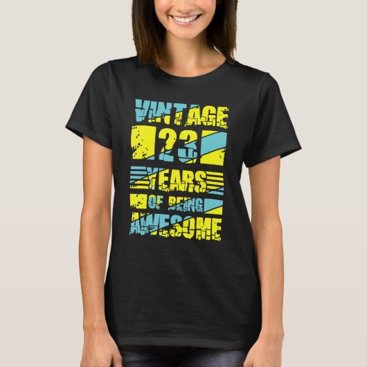 23歳23誕生日27 Tシャツ (正面)
