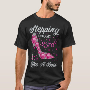 23番目の誕生日に入るボス Tシャツ