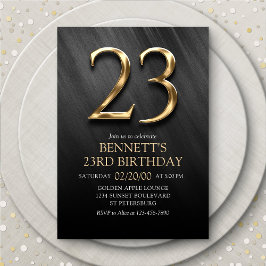 23番目の誕生日招待状 招待状