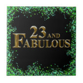 23番目の誕生日 タイル (正面)