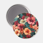 #23花柄 マグネット (正面/裏面)