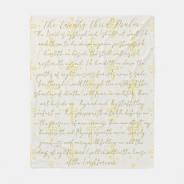 23詩書道 フリースブランケット