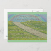 23詩篇THE LORD IS MY SHEPHERD BIBLE聖なる書物、 経典 ポストカード (正面/裏面)