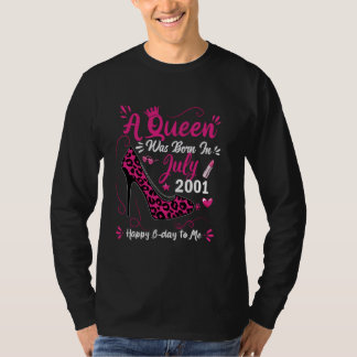 23誕生日ハイヒールAクイーンが7生まれ月2日に誕生 Tシャツ