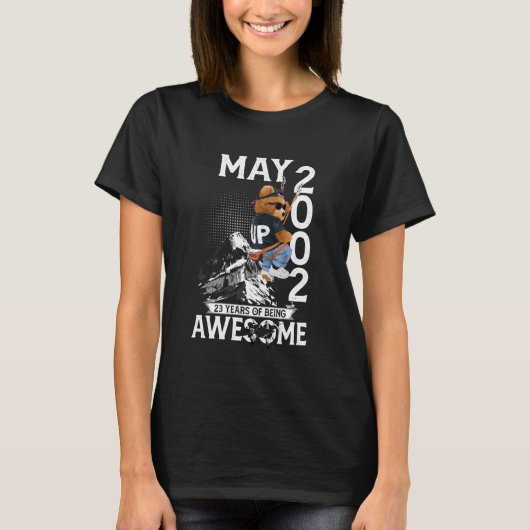 23誕生日ベアレジェンズ2002年5月23歳F Tシャツ (正面)