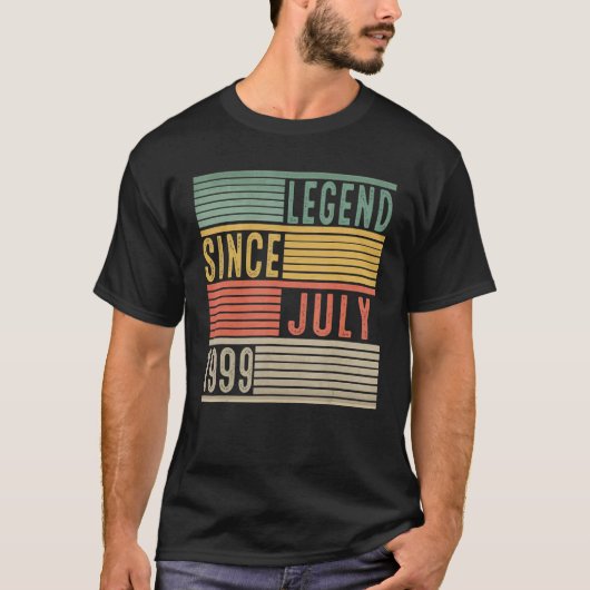 23誕生日伝説1999年7月以来23歳 Tシャツ (正面)