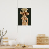 〒2300-1750元平城陀呂市兵馬俑の母の女神 ポスター (キッチン)